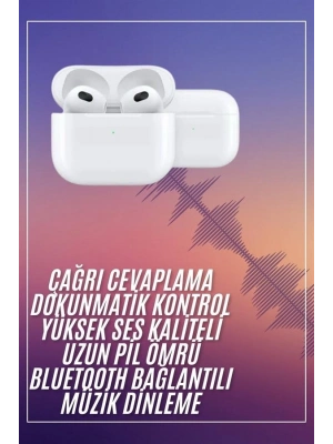 ® Bluetooth Kulaklık 3. Nesil Ios Android Uyumlu Yeni Nesil Wireless Charge