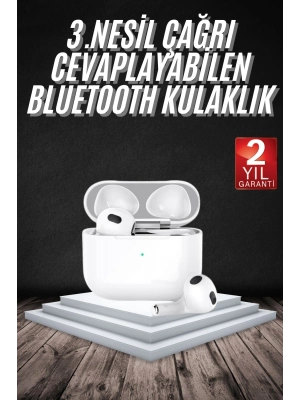 ® Bluetooth Kulaklık 3. Nesil Ios Android Uyumlu Yeni Nesil Wireless Charge