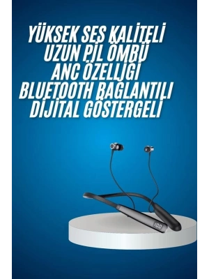® Bluetooth Kulaklık Şarj Göstergeli 100 Saat Şarj Kapasiteli Sporcu Kulaklık