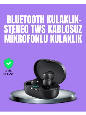 ® Bluetooth Kulaklık TWS Yüksek Ses Kaliteli Kesintisiz Dijital Göstergeli Kulaklık