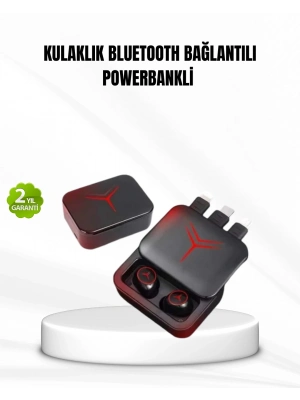 ® Bluetooth Powerbank Kulaklık – Kablosuz, Uzun Pil Ömrü, Dokunmatik ve Yüksek Ses Kalitesi