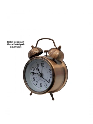 ® Bronz Metal Masa Saati