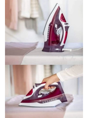 ® Buharlı Kablolu Ütü 2200 Watt Kireçlenme Önleyici Şok Buharlı