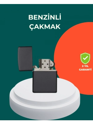 ® Çakmak Parlak Siyah Doldurulabilir Hedyelik Eşya