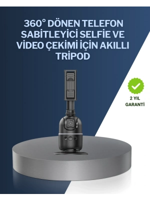 ® Canlı Yayın ve Video Çekimleri İçin Otomatik Yüz Takipli Masaüstü Gimbal