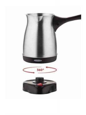 ® Çelik Kahve Makinesi Cezve 800 Watt Paslanmaz Çelik Türk Kahvesi Makinesi