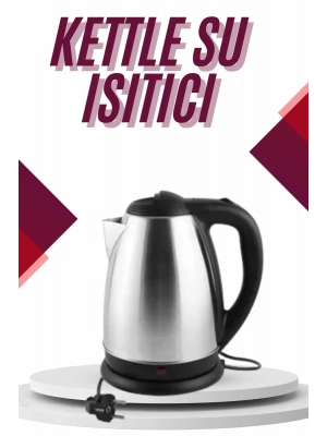 ® Çelik Su Isıtıcı Kettle Dayanıklı Paslanmaz Çelik Uzun Ömürlü