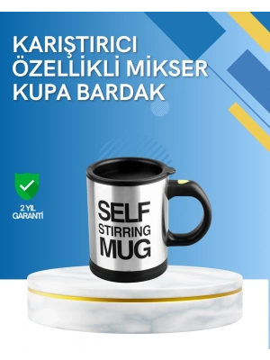 ® Çift Katmanlı Termos Özellikli Karıştırma Motorlu Kupa