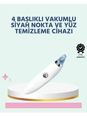 ® Cilt Dostu Vakumlu Siyah Nokta Temizleyici – Siyah Nokta, Yağ ve Makyaj Kalıntılarına Karşı