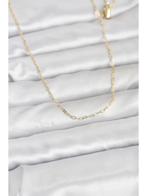 ® CM 14K Gold Renk 60 cm Zincirli Kadın Kolye