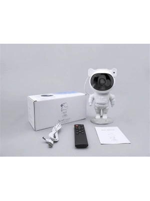 ® Çocuklara Özel Projeksiyon Astronot Lamba Speaker Sevimli