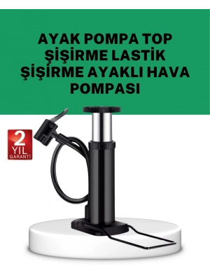 ® Çok Amaçlı Ayak Pompası Dayanıklı Pratik Hava Pompası