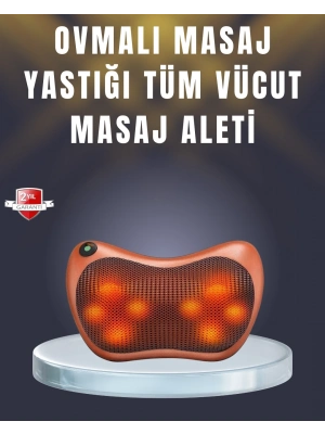 ® Çok Fonksiyonlu Boyun Bel Sırt Masaj Yastığı Araç İçi Uyumlu