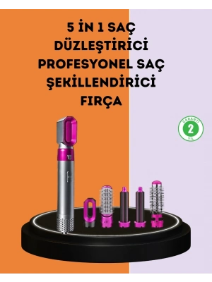 ® Çok Fonksiyonlu Saç Kurutma ve Şekillendirme Makinesi 5 Başlık
