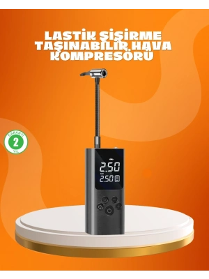 ® Çoklu Valf Adaptörlü Dijital Hava Pompası
