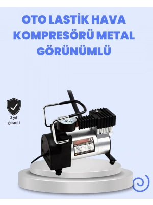 ® DC 12V Metal Hava Kompresörü Araç Lastik Şişirme 35L/Dk