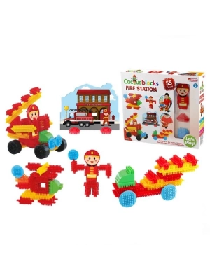 ® Kaktüs Bloklar İtfaiye 55 Parça