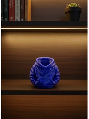 ® Dekoratif Lacivert Hoodie Kalemlik 10x10 cm