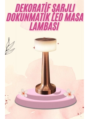 ® Dekoratif Masa Lambası Dokunmatik Renk Değiştirebilen Gece Lambası