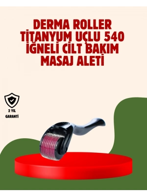 ® Dermaroller 1 mm Akne İzleri ve Çatlak Giderici Cilt Bakım Aleti
