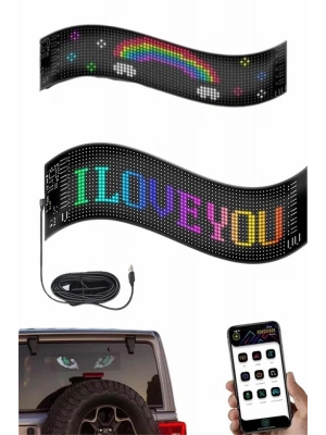 ® Digital Araba Yazısı Ekran Matrix En Büyük Boy Matrix LED Panel 19*96 pıxel