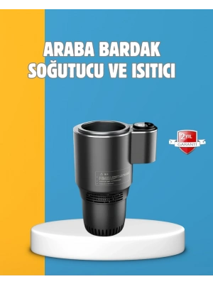 ® Dijital Ekranlı Akıllı Bardaklık Araç İçi Termal Isıtıcı Soğutucu