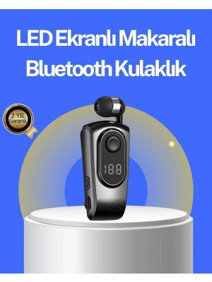 ® Dijital Ekranlı Bluetooth Kulaklık – Titreşimli Bildirim, 25 Saat Kullanım