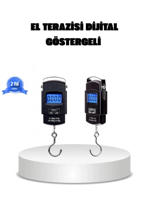 ® Dijital El Kantarı – 50 Kg Taşıma Kapasiteli, Taşınabilir Hassas Tartı