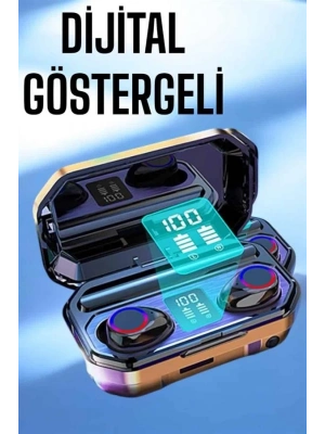 ® Dijital Göstergeli Bluetooth Bağlantılı Kulaklık Dokunmatik Kontrol