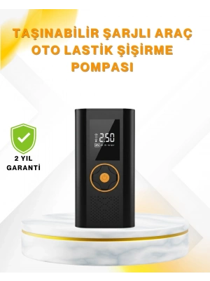 ® Dijital Göstergeli Taşınabilir Hava Kompresörü Güçlü Şişirme Performansı