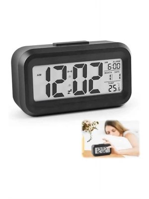 ® Dijital Işıklı Alarmlı Çalışma Masası Ekran Pilli Çalar Saat