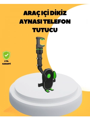 ® Dikiz Aynasına Takılan Telefon Tutucu Ayarlanabilir Çok Yönlü Araç Aksesuarı