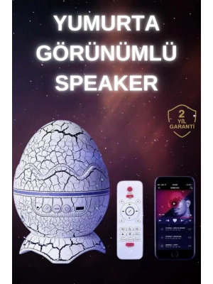 ® Dinozor Speaker Renk Değiştirme Projeksiyon Modu Bluetooth Hoparlör Gece Lambası