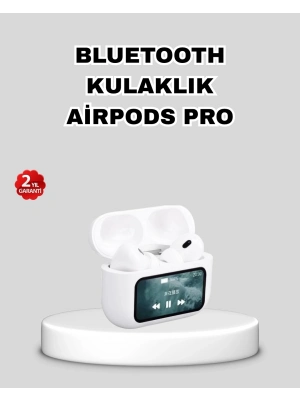 ® Dokunmatik Ekranlı Bluetooth Kulaklık – ANC, Suya Dayanıklı, Powerbank Kutulu