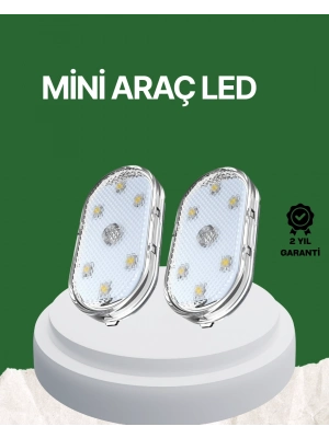 ® Dokunmatik Sensörlü Şarjlı Araç İçi Ambiyans Aydınlatma