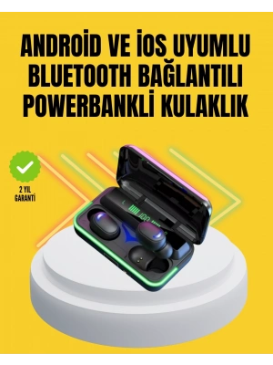 ® E10 Powerbanklı Bluetooth Kulaklık Oyun Modu ve Şık Tasarım