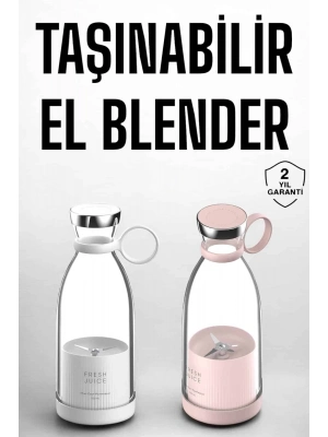 ® El Blender Taşınabilir Meyve Blender Şarj Edilebilir Taşınabilir Blender Elektrikli