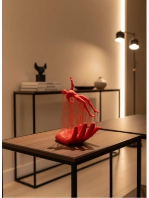 ® EL İNSAN FİGÜRÜ KIRMIZI