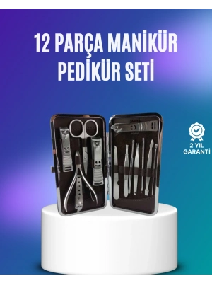 ® El ve Ayak Bakımı İçin Profesyonel 12 Bakım Seti