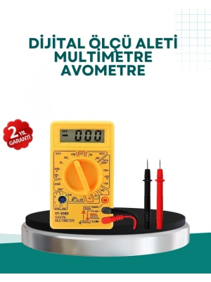 ® Elektrik Ölçüm Cihazı Dijital Multimetre 10 Amper Destekli