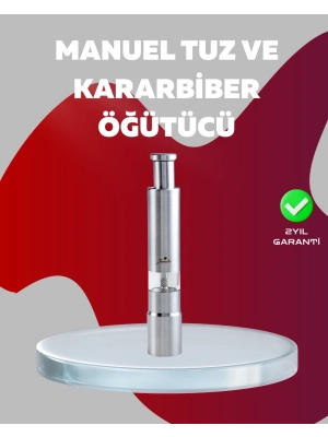 ® Ergonomik Tasarımlı, Nem Geçirmez Kapaklı Baharat Öğütücü