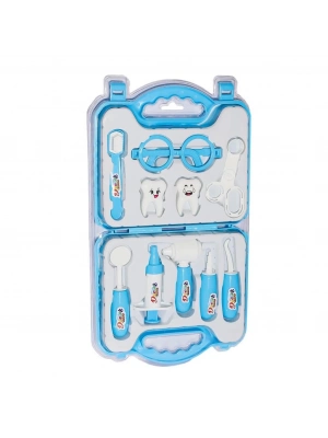 ®  ERN-2040 Çantalı Mavi Dişçi Seti -Heroes Toys