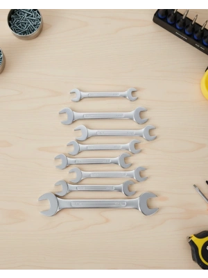® Ev ve Atölye Kullanımına Uygun 8li Kombine Anahtar Seti