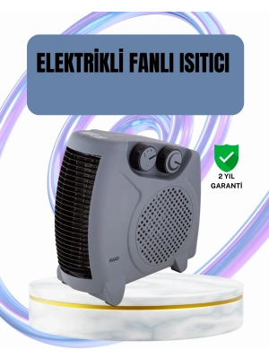 ® Fanlı Oda Isıtıcısı Termostat Kontrollü Soğuk Hava Üfleme Modu