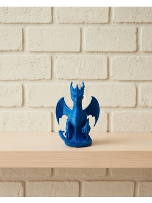 ® Fantastik Tasarım Ejderha Biblo 12 cm Hediyelik Ev Ofis Aksesuarı