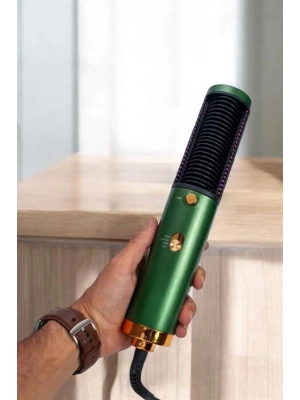 ® Fön Tarak Saç Düzleştirici Üflemeli Fön Makinesi Sıkı Dişli Taşınabilir