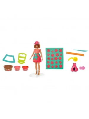 ® G1360 Çiçek Desenleri ve Püsküller Hamur Oyun Seti +3 yaş