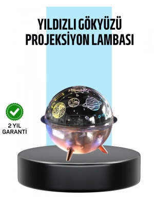 ® Galaksi ve Yıldız Efektli Nemlendirici Işık Projektörü