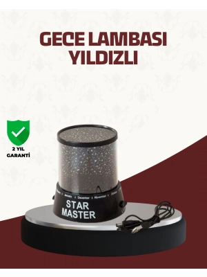 ® Galaxy Efektli LED Projektör Taşınabilir Yıldız Gece Lambası