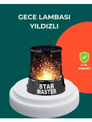 ® Galaxy Efektli LED Yıldız Projektör Renk Değiştirmeli Oda Aydınlatması